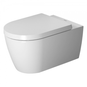 Унитаз подвесной Duravit ME by Starck Rimless 45290900A1 (2529090000+0020090000) с сиденьем микролифт