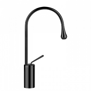 Смеситель для раковины Gessi Goccia 33604#299 черный матовый