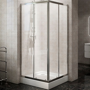 Душевой уголок BelBagno Due 80x80 DUE-A-2-80-C-Cr