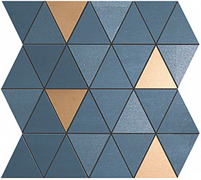 Мозаика MEK Blue Mosaico Diamond Gold Wall (9MDU) 30.5x30.5 от Atlas Concorde