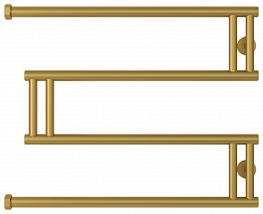 Полотенцесушитель водяной Сунержа High-Tech model &quot;M+&quot; 500х650 032-4050-5065 матовое золото