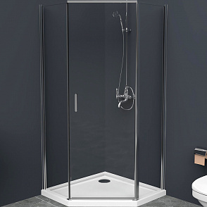 Душевой уголок BelBagno Uno 100х100 UNO-195-P-1-100-C-Cr