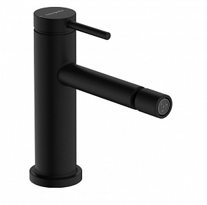 Смеситель для биде hansgrohe Tecturis S 73201670 со сливным гарнитуром, черный матовый