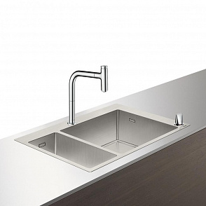 Кухонная комбинация hansgrohe C71-F655-09 43206800 сталь