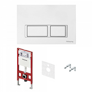 Инсталляция для унитаза Tece TECEspring S955203 (K955203) c панелью смыва белая