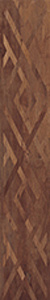 Керамогранит Antique Decor Walnut Fondi Rett.Decorati 20x120 от Cerdomus