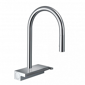 Смеситель для кухни hansgrohe Aquno Select M81, 170, 3jet 73837000 с вытяжным душем