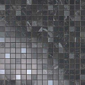 Мозаика Marvel Noir St.Laurent Mosaico Lapp. (ADQH) 30x30 от Atlas Concorde