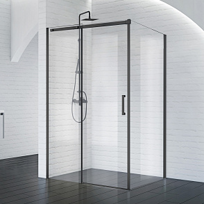 Душевой уголок BelBagno Acqua ACQUA-AH-1-140/90-C-NERO