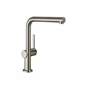 Смеситель для кухни hansgrohe Talis M54, 270, 1jet 72808800 с вытяжным изливом, сталь