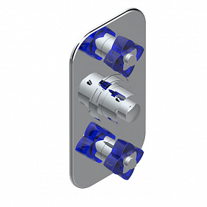 Смеситель для душа THG Ptale de Cristal bleu U6B.A02.5400BE