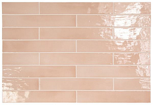 Настенная плитка MANACOR BLUSH PINK (26924) 6.5x40 от Equipe Ceramicas