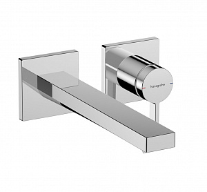 Смеситель для раковины hansgrohe Tecturis E 73051000 со сливным гарнитуром