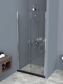 Душевая дверь в нишу BelBagno Uno UNO-B-2-80-C-Cr