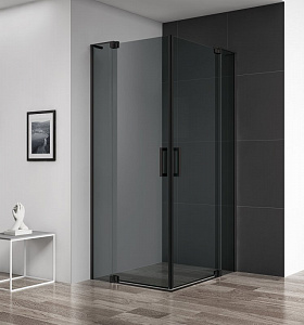 Душевой уголок Cezares Slider 90x90 SLIDER-A-2-80/90-GRIGIO-NERO