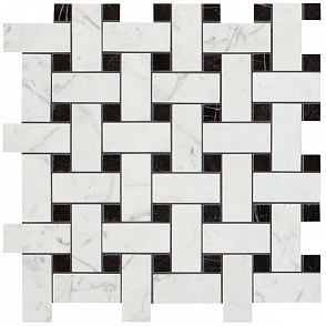 Мозаика керамогранит Marvel Stone Basketweave Cold Lapp. (AS2O) 30x30 от Atlas Concorde