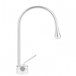 Смеситель для раковины Gessi Goccia 33601#279 белый матовый