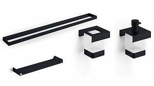 Набор аксессуаров Inda Indissima Barra 400CNE09N, черный матовый