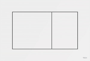 Клавиша смыва Tece Now 9240400 белая