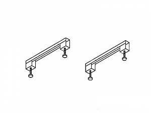 Универсальный комплект ног для прямоугольных акриловых ванн CEZARES ECO LEG-KIT-100