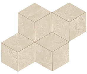 Мозаика керамогранит Marvel Stone Cream Prestige Mosaico Esag. Lapp. (AS2H ) 30x35 от Atlas Concorde