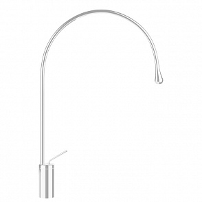 Смеситель для раковины Gessi Goccia 33606#279 белый матовый