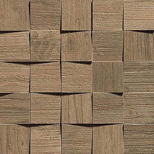 Мозаика Axi Brown Chestnut Mosaico 3D (AMV8) 35x35 от Atlas Concorde