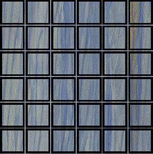 Мозаика MOSAICO AZUL MACAUBA 6mm RETT 5x5 (87192) 30x30 от AVA Ceramica