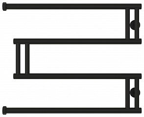 Полотенцесушитель водяной Сунержа High-Tech model &quot;M+&quot; 500х650 31-4050-5065 матовый черный