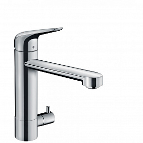 Смеситель для кухни hansgrohe Focus M42 71813000 с запорным вентилем