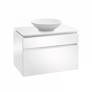 Тумба под раковину Villeroy&Boch Legato B12200DH, белый глянец