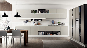 Кухня Scavolini Foodshelf прямая 420 см