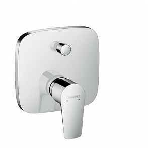 Смеситель для ванны hansgrohe Talis E 71474000 СМ, со встроенной защитной комбинацией, хром