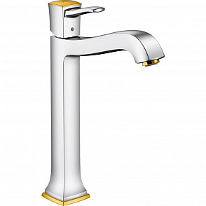 Смеситель для раковины hansgrohe Metropol Classic 31303090 золото/хром