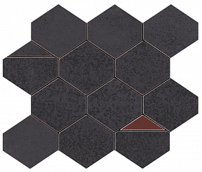 Мозайка ATLAS CONCORDE BLAZE IRON MOSAICO NEST 9BNI 29.4 x 25.8