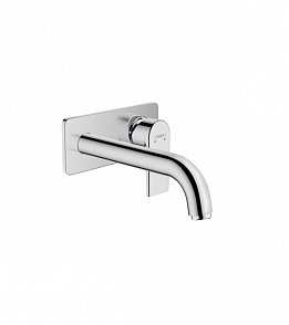 Смеситель для раковины hansgrohe Vernis Shape 71578000, настенный, излив 20,4 см, хром