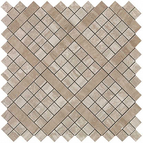 MARVEL PRO TRAVERTINO SILVER DIAGONAL MOSAIC