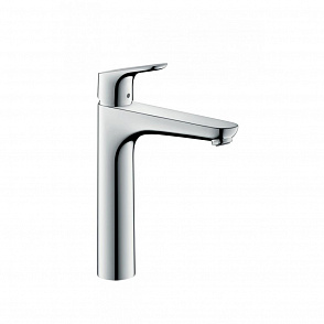 Смеситель для раковины hansgrohe Focus 190 CoolStart 31658000 Eco картридж, со сливным клапаном Push-Open