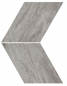 Мозаика керамогранит Marvel Stone Bardiglio Grey Chevron Lappato (AS1U) 22.5x22.9 от Atlas Concorde