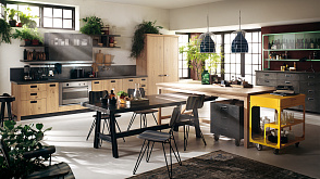 Кухня Scavolini Diesel прямая 444 см