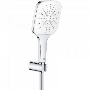 Душевой комплект Grohe Rainshower SmartActive 130 Cube 26588LS0 белая луна