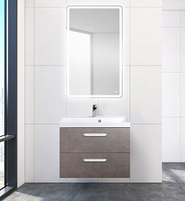 Тумба под раковину BelBagno AURORA-600-2C-SO-RT Rovere Tabacco