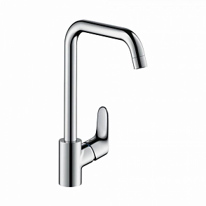 Смеситель для кухни hansgrohe Focus M41, 260 1jet 31822000 для водонагревателей открытого типа, хром