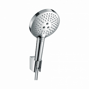 Душевой набор hansgrohe Raindance Select S 120 3jet 26701000 с держателем и шлангом 125 см хром