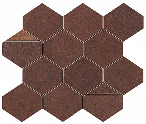 Мозайка ATLAS CONCORDE BLAZE CORTEN MOSAICO NEST 9BNC 29.4 x 25.8