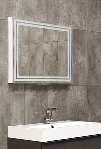 Зеркало Bagno Piu Neo 80X60 белое