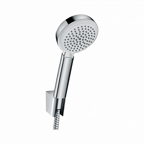 Душевой набор hansgrohe Crometta 100 Vario 26666400 с держателем и шлангом 125 см белый/хром