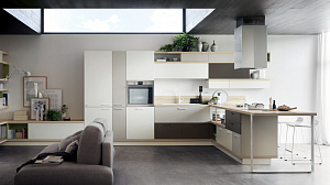 Кухня Scavolini Foodshelf угловая 360 на 240 см