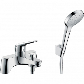 Смеситель для ванны hansgrohe Novus 71044000 с душем