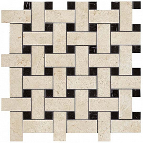 Мозаика керамогранит Marvel Stone Basketweave Warm Lapp. (AS2P) 30x30 от Atlas Concorde